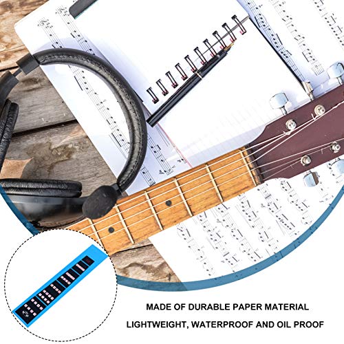 ARTIBETTER 4Pcs Guia de Dedo de Violino Notas de Violino Adesivo Gráfico de Etiqueta de Violino Esca