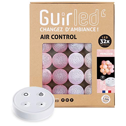 GuirLED - LED Baumwollkugeln Lichterkette USB - Drahtlose...