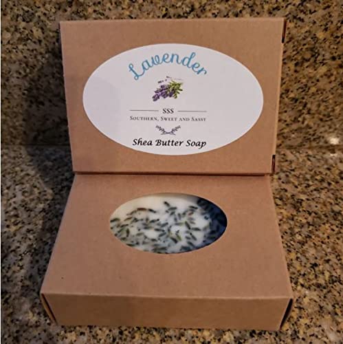 2 Shea Butter Bar Soaps - Moisturizing (Satsuma) #TOP4