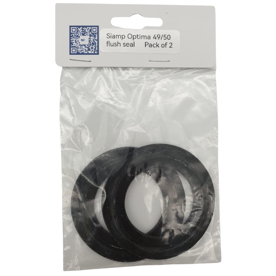 Siamp Optima 49/50 Flush Valve Seal - Pack of 2