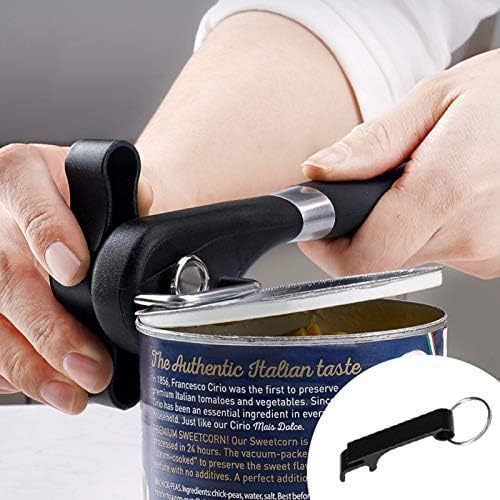 Ergonomic Handheld Can Opener with Soft Grip & Smooth Edge Ergonomic Handheld Can Opener with Soft Grip & Smooth Edge