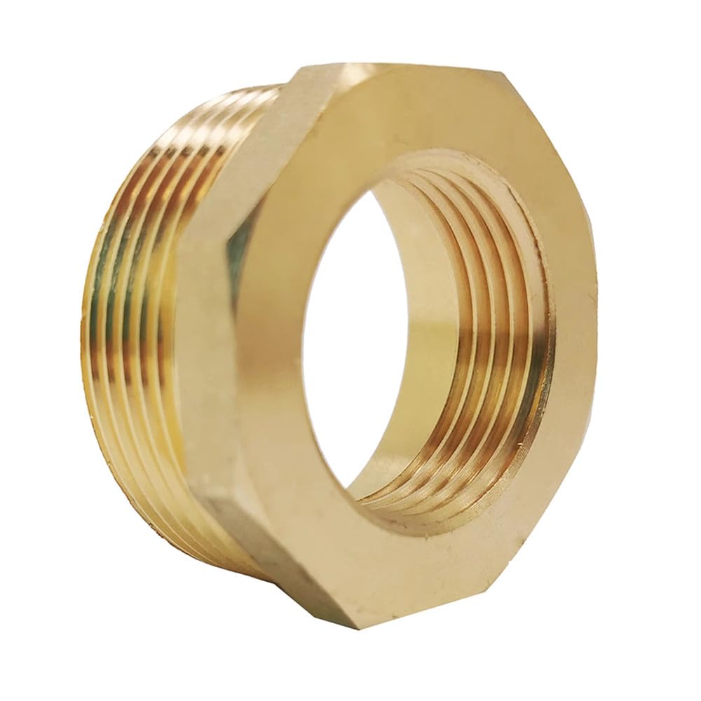 Vvw&Liu Men's Fe- Thread M14 M18 M20 M22 M27 M30 1/8" 1/4" 3/8" 1/2" 3/4" Bsp To Fe Thread Brass Bushing Pipe F