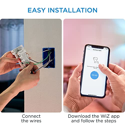 Image of WiZ Connected Dimmer Switch - 2 Pack - Connects to Your Existing Wi-Fi - Makes Any Dimmable Fixture Smart - No Hub Required - White