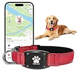 Myiwb GPS Dog Collar Tracker 2-in-1,Reflective Waterproof Pet Collar,iOS-Only,No Monthly Fees,Unlimited Range,Ideal for Dog Tracking pet Tracker,for Small Dogs(S (12.6