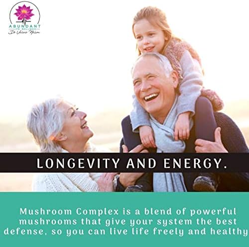 Mushroom Immunity - 180 Caps With Maitake, Shitake, Reishi, Astragalus, Dandelion & Beta Glucan - Intense Immune Support