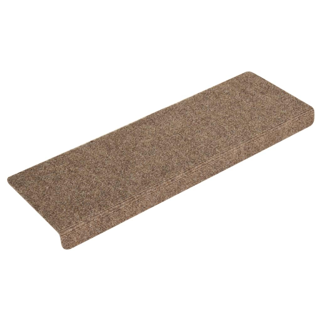 vidaXL Trapmatten zelfklevend 15 st sisal-look 65x21x4 cm lichtgroen | Leen Bakker