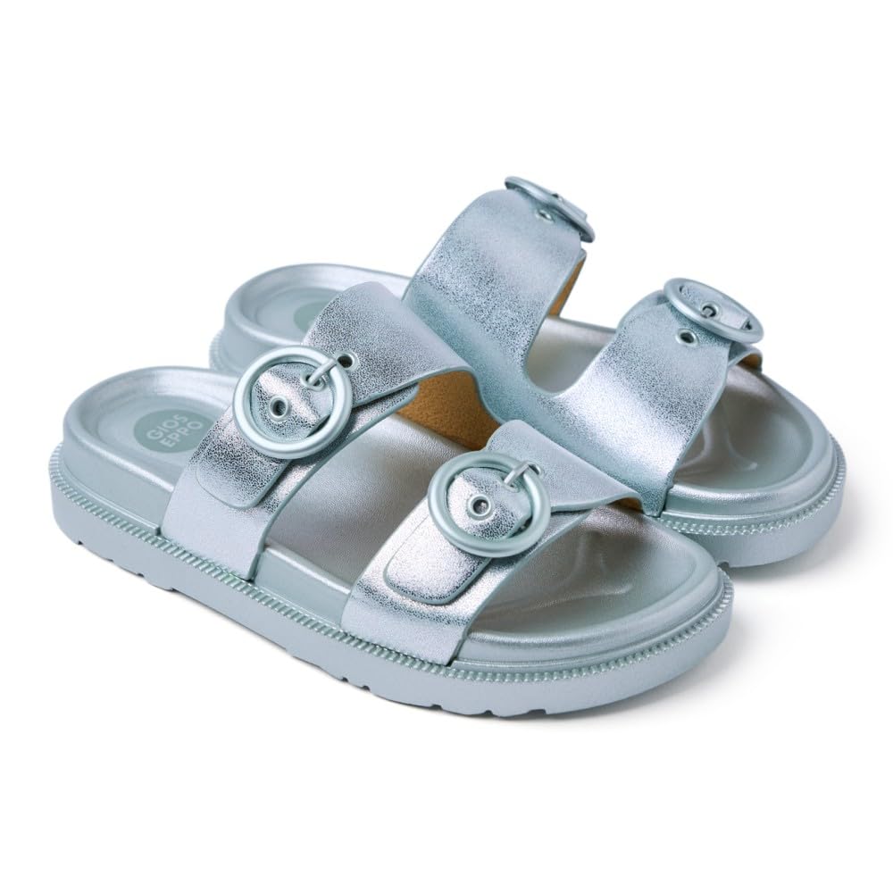 GIOSEPPO Baudette T-Strap, Aqua Blue, 0 UK