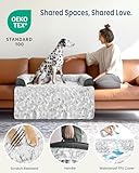 blunique Hundebett für Sofa Hundedecke Sofaschutz Hund Waschbar rutschfest Wasserdicht Mittelgroße Hunde, Grau L