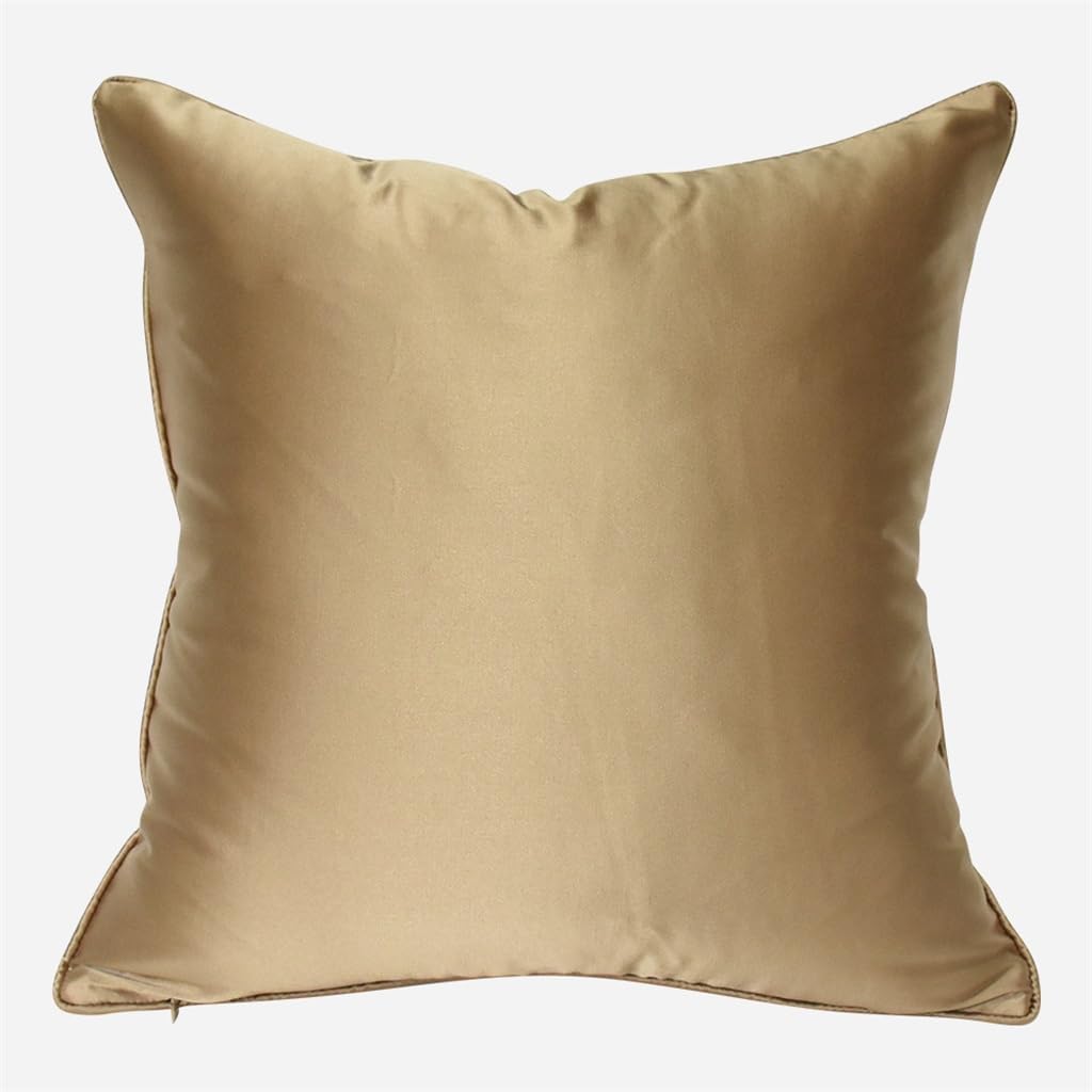 HBJWOV Gold Coffee Color ometric Ripple Pattern Living Room Sofa Cushion Set Lines Hotel Villa Pillow