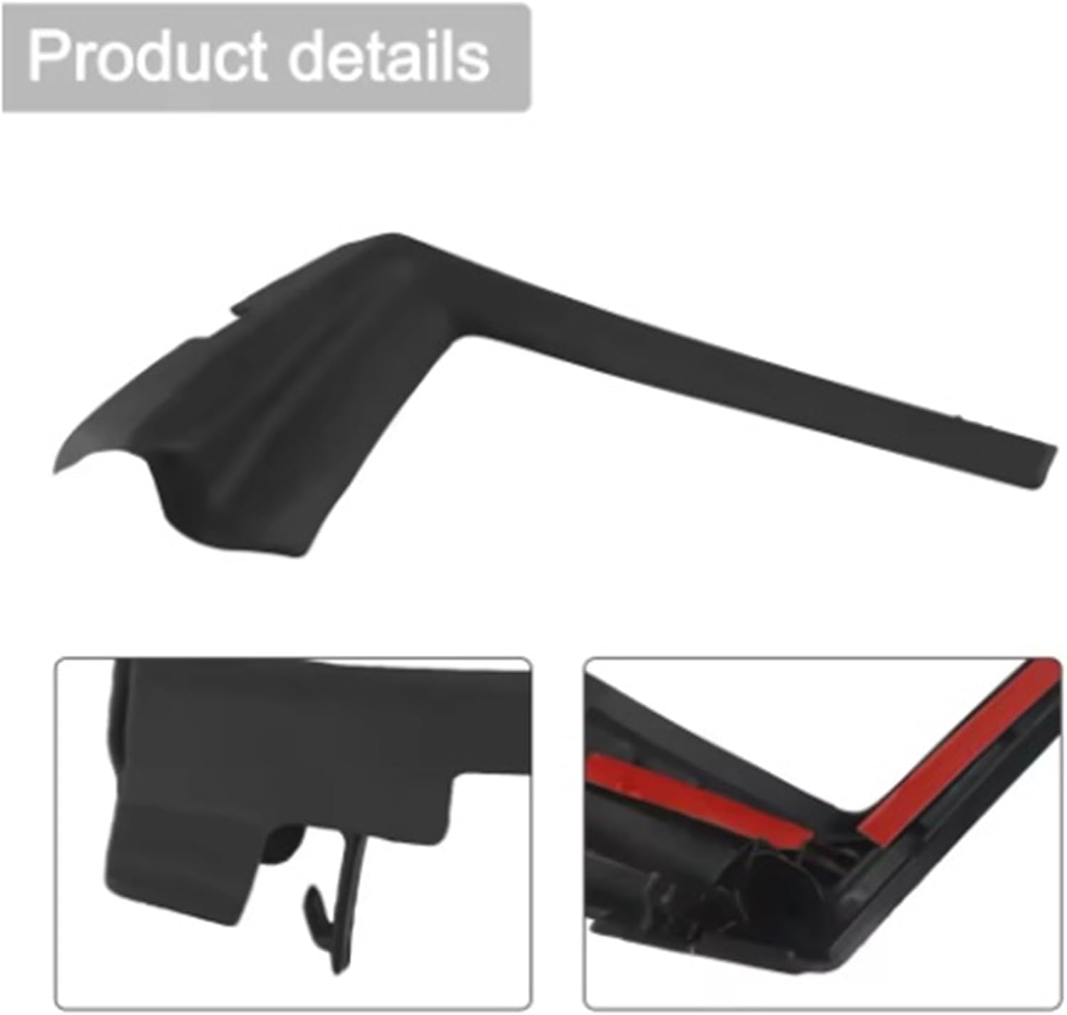 Wiper Side Cowl Cover Trim Panel for Toyota for Yaris 2015 2016 2017 Cowl Seal Right Side 53866 52140(1Pc Right)