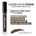 L'Oreal Paris Unbelieva-Brow Longwear Waterproof Tinted Brow Gel, Smudge-resistant, Transfer- Proof, Quick Drying, Easy and quick application with precise brush, Dark Brunette, 0.15 fl. oz.