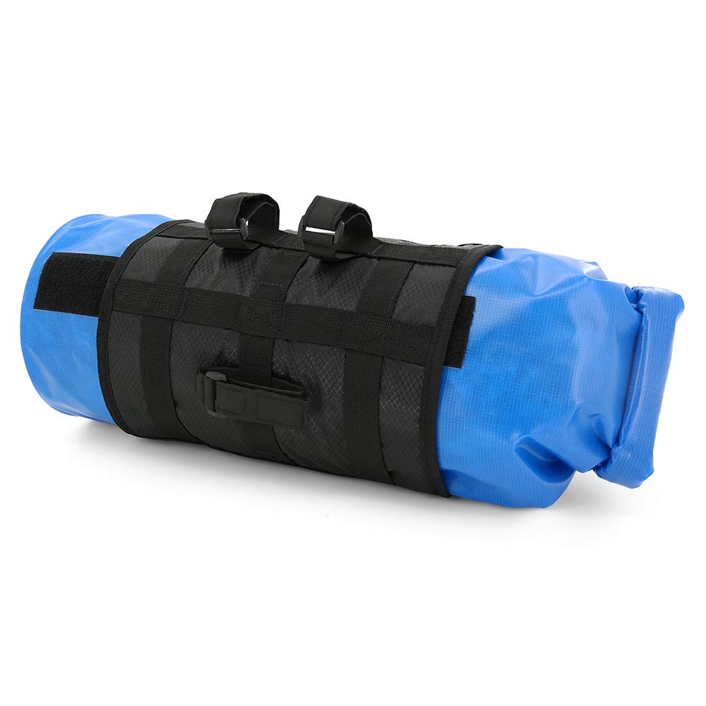 LIXADA Sac à Bicyclette Imperméable à vélo Mountain Road MTB Bicyclette Front Frame Guidon Pannier Sac à Sec avec Fermeture à glissière 3L-7L réglable