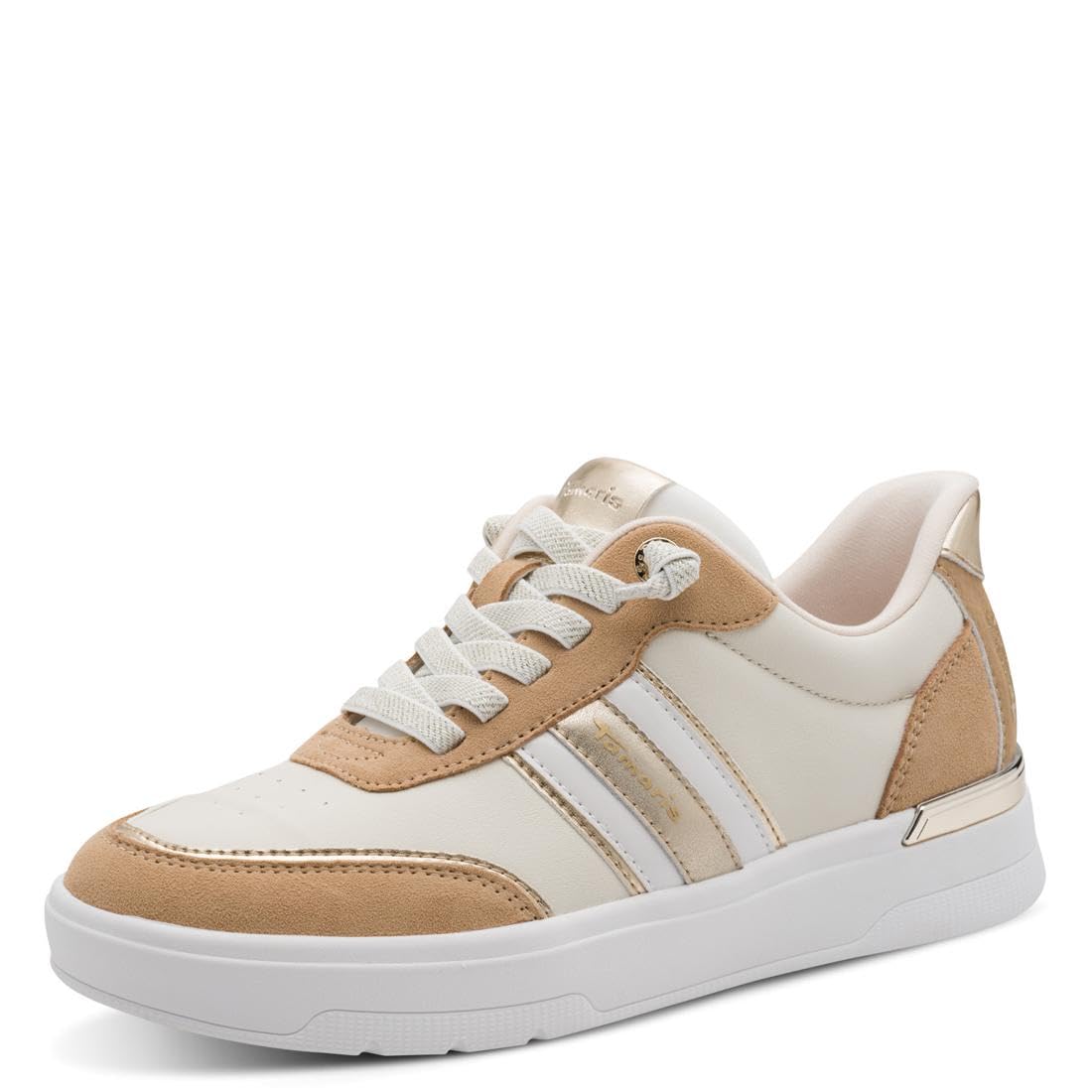 Tamaris Women's Comfort Damen Sneaker Low 8-83739-46, Camel Comb, 6.5 UK