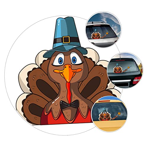 BESTOYARD 3 Conjuntos De Adesivo De Peru De Balanço Decalque De Limpador De Ação De Graças Adesivos
