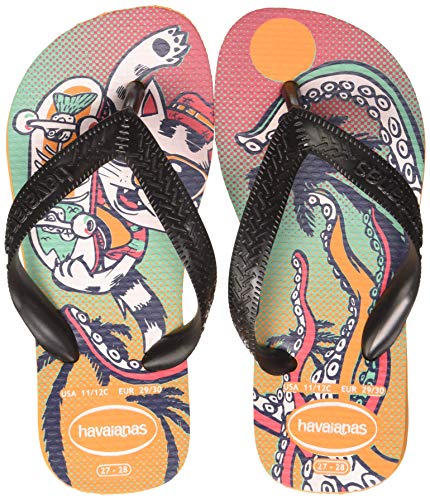 Havaianas Radical, Chanclas Unisex Niños, Multicolor (Vibrant Orange 7608), 23/24 EU