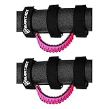 Bartact TAOGHUPBP - Universal Paracord Grab Handles (PAIR) - BLACK/HOT PINK