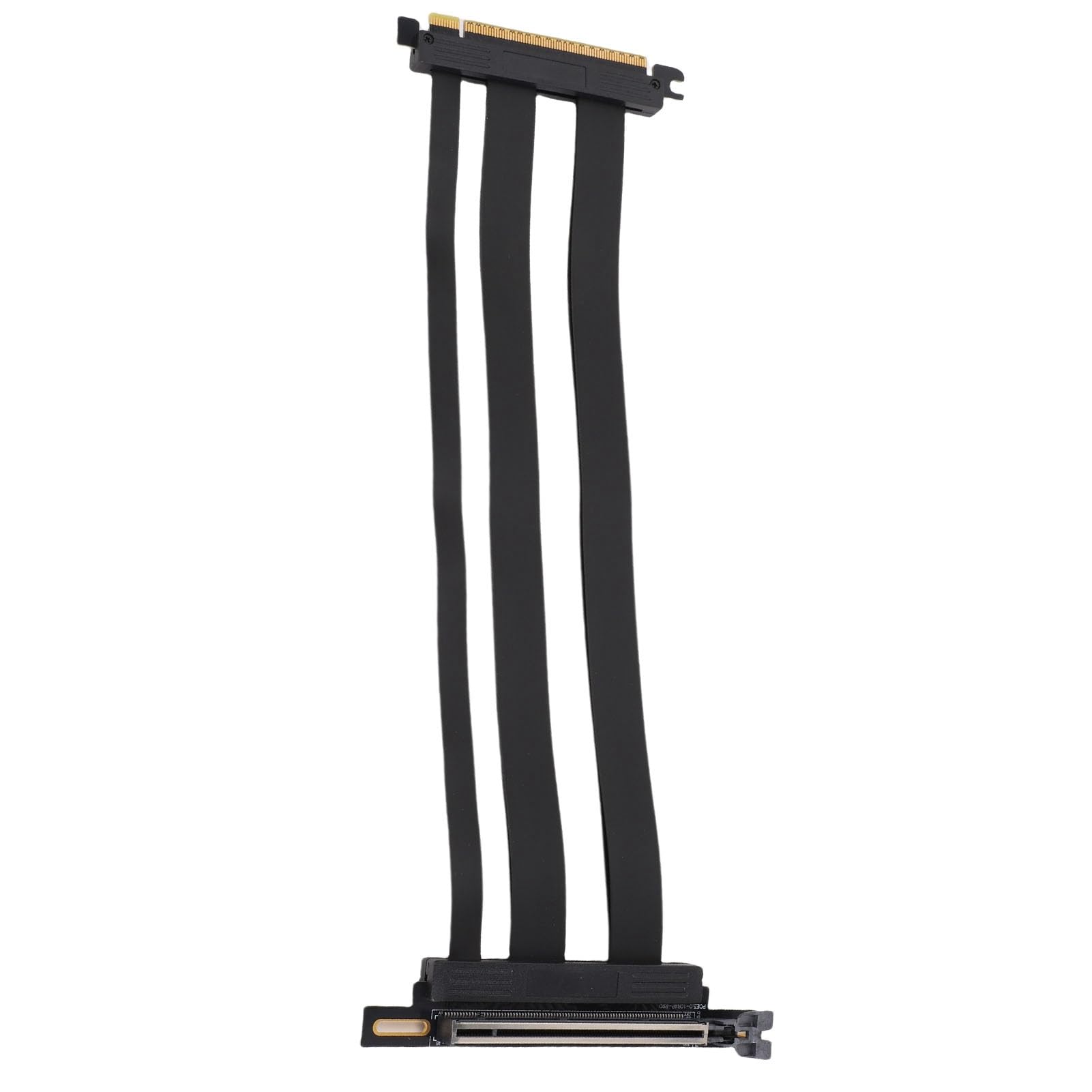 aqxreight aqxreight Kabel Nośny PCIe 5.0 X16 Ekranowany Pod Kątem 90 Stopni Przedłużacz GPU do Modeli i Serwerów RTX 4090, ITX Szybki Kabel PCI 5.0 X16 128 Gb/s Elastyczna Konstrukcja do Obudów