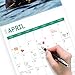 2025 Safari Monthly Wall Calendar by Bright Day, 12 x 12 Inch Beautiful Landscape Photography Gift