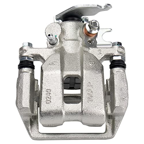 Image of TRQ Rear Pair Brake Caliper Set Caliper Brackets Hardware 2 Piece for Honda | for 2013-2017 Honda Accord