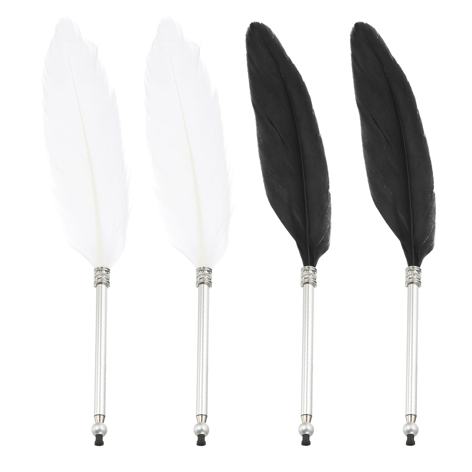 PATIKIL 4 Pcs Feather Ballpoint Pen