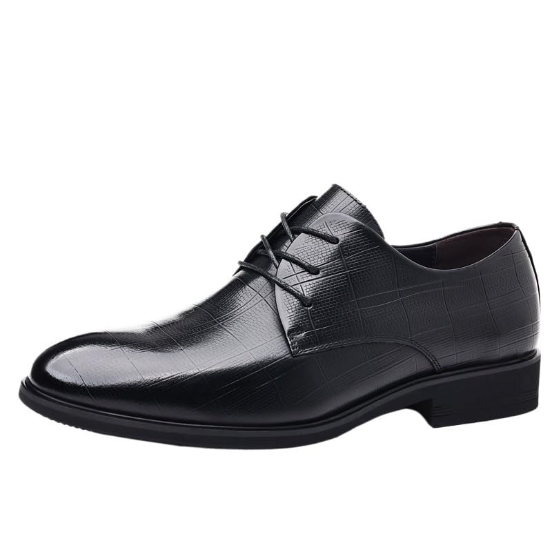 Men's Dress Shoes Classic Lace-up Comfort Soft Men Oxford Leather Fashion Dress Sneakers Business Casual Shoe