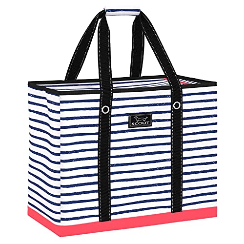 SCOUT 3 Boys Zip Tote X-Large - Extra Large Utility Tote for Beach Family Travel and Storage Zips Closed & Water Resistant