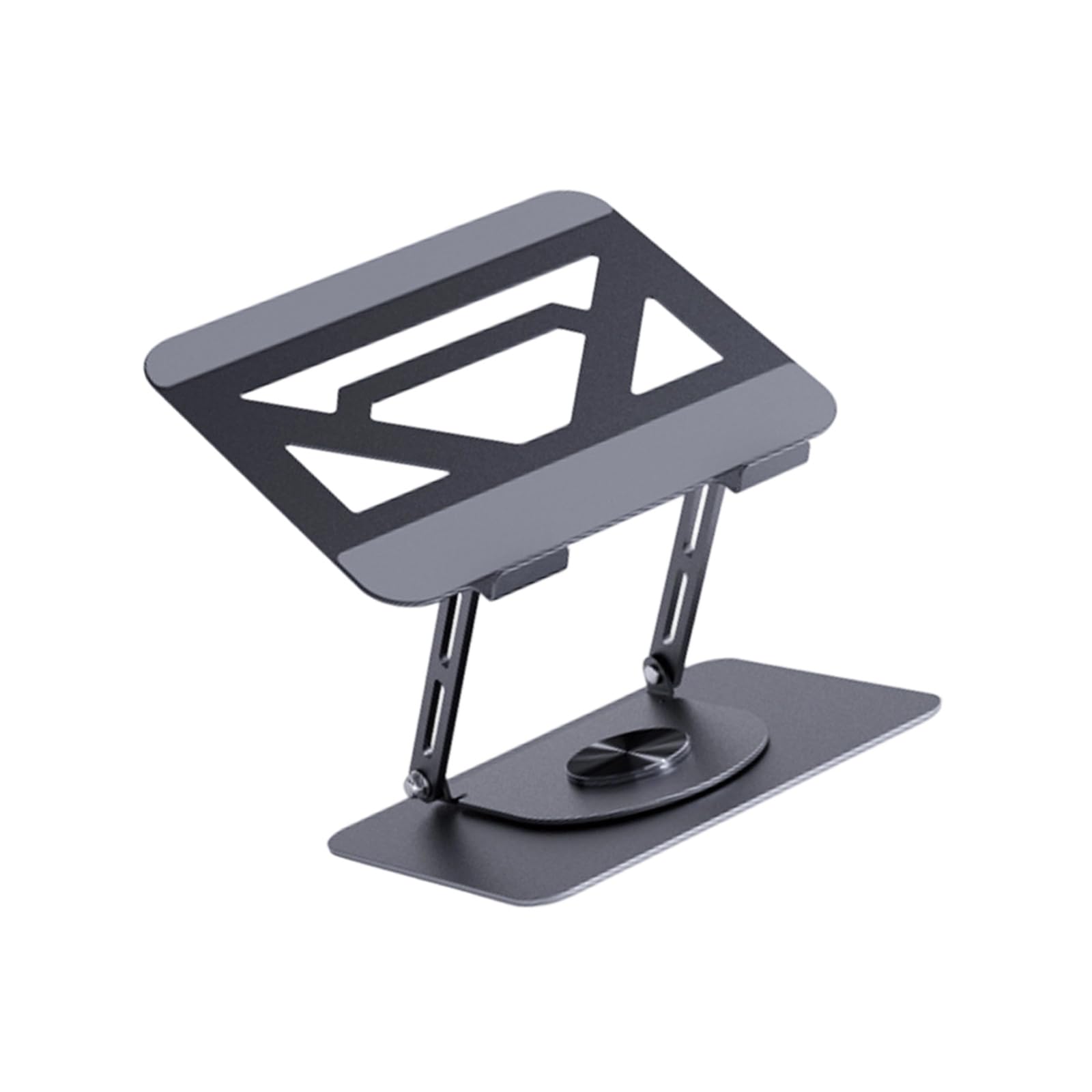 Soporte para computadora portátil con base giratoria de 360 ​​​​grados Soporte plegable para computadora portátil para escritorio Computadora portátil ergonómica Soporte ajustable Disipación de calor
