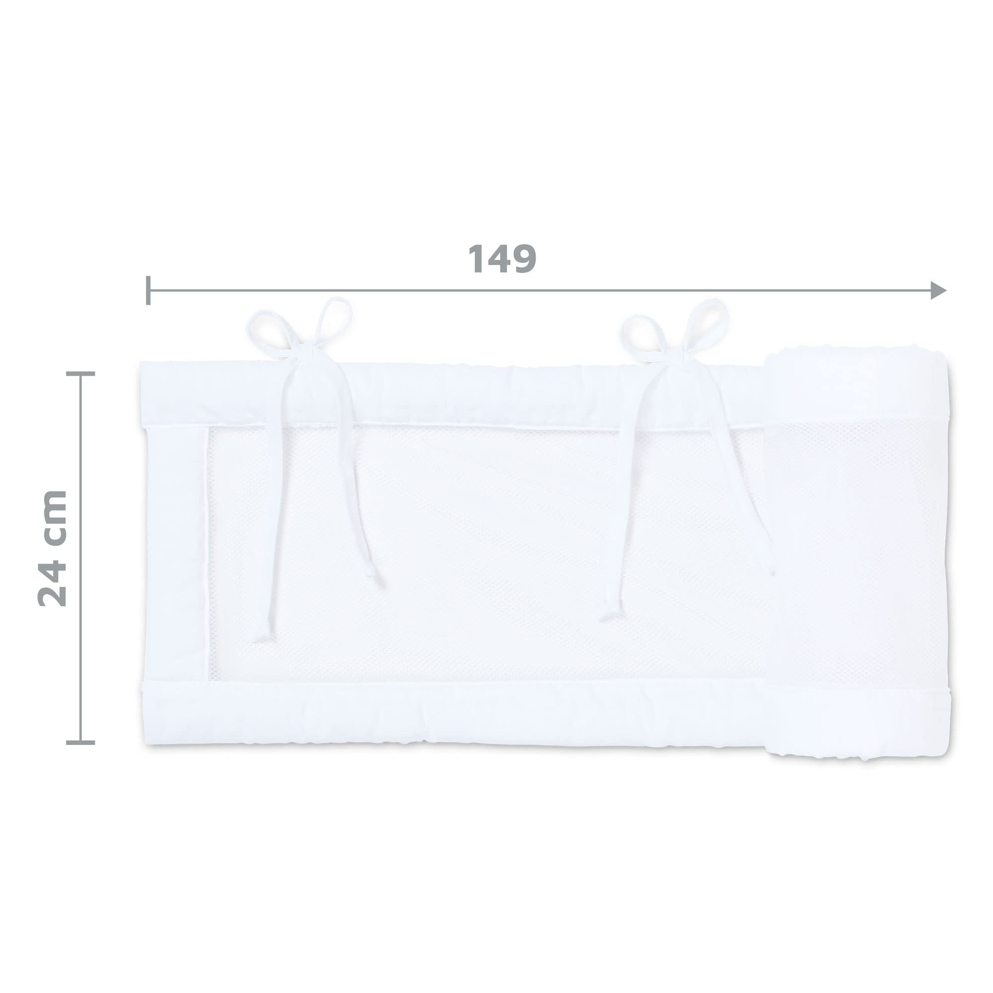 babybay Nestchen Mesh passend für Modell Original, weiß
