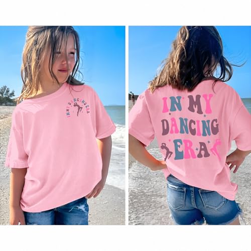 in My Dancing Era Shirt for Girls Kids Toddler Dancer Graphic T-Shirt Funny Dance Lover Short Sleeve Summer Tees3