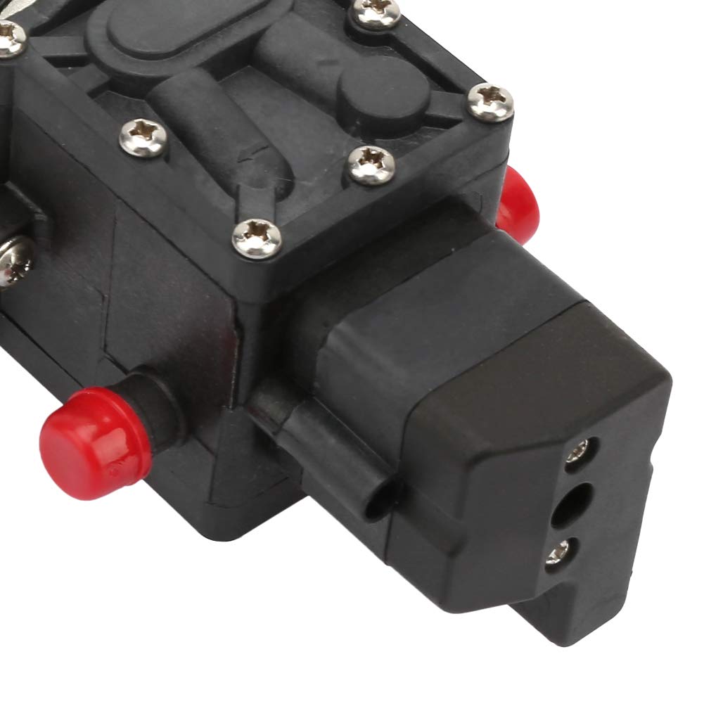 Bomba de Microdiafragma 24V 100W 8L/M Alta Presión Interruptor Autocebante para Equipos Industriales y Limpieza