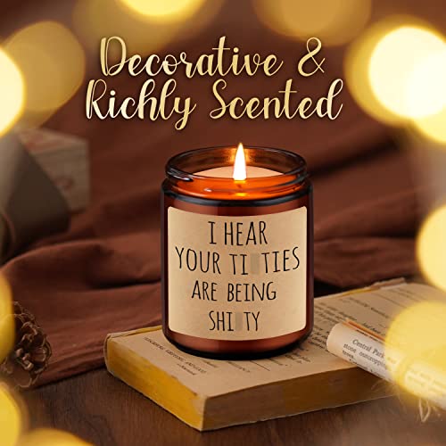 Leado Scented Candles - Breast Cancer Gifts, Breast Cancer Survivor Gifts For Women - Breast Cancer Awareness - Funny Chemo Gifts, Mastectomy, Breast Cancer Care Packages For Women Chemo Patients, Her #TOP6