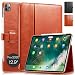 Produktbild KAVAJ Lederhülle London geeignet für Apple iPad Pro 12.9" 2020 Hülle Cover Cognac-Braun aus echtem Leder mit Stifthalter. Dünnes Echtleder Smart Case Schutzhülle Tasche