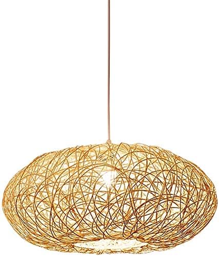 ペンダントライト, シャンデリア 中国製 鳥かご 丸型 ランタン アンビエントライト ラタンアート E27 ペンダント 天井ライト 