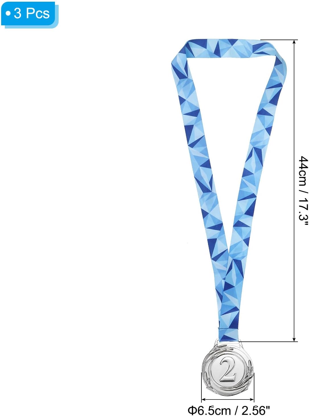 PATIKIL Award Medals, Style Winner Award Medals with Ribbon for Competitions