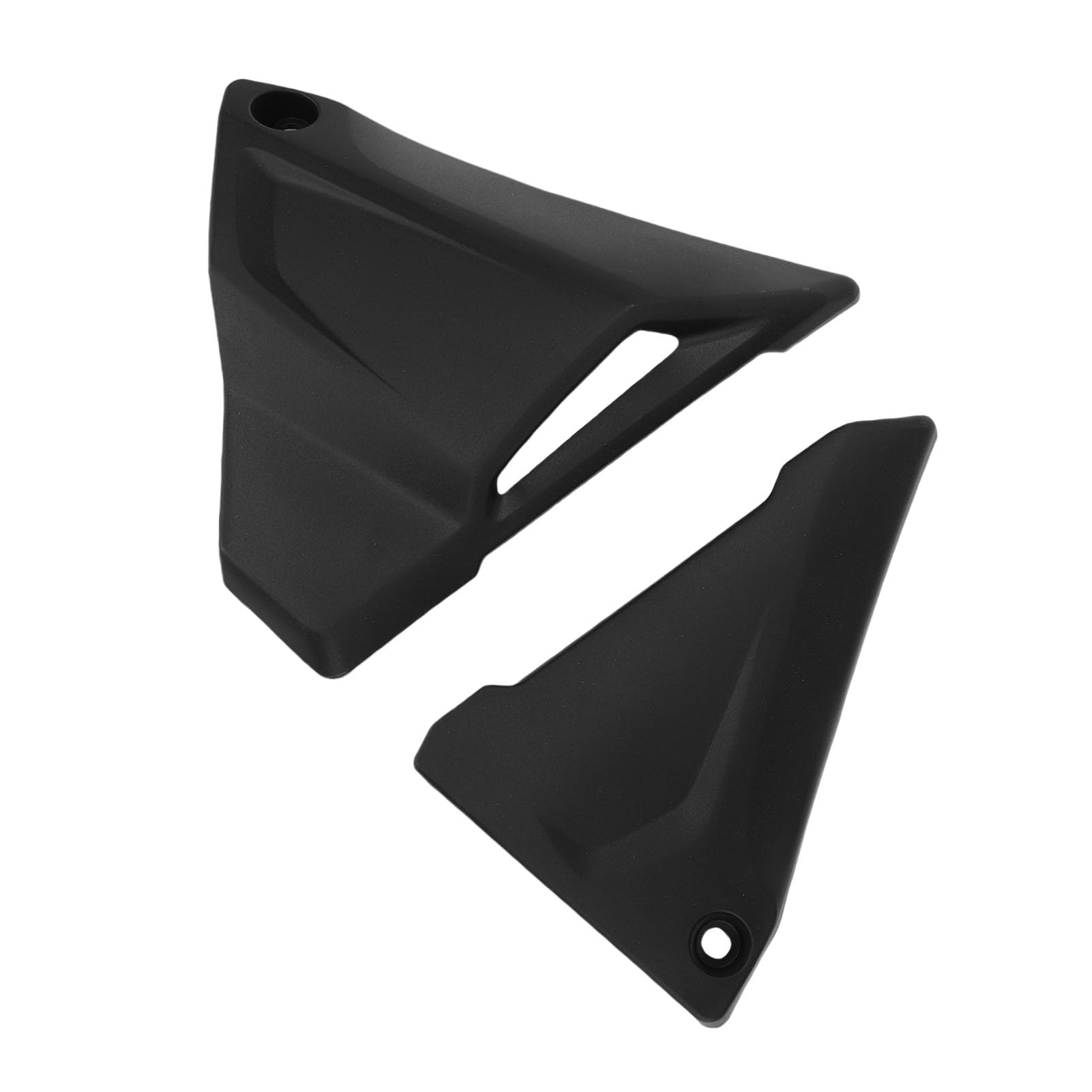 CHICIRIS Cache-batterie Latéral pour Moto, Paire de Remplacement Gauche/droite pour R1200GS K50 R1250GS K51, avec Trous Pré-percés et Revêtement Résistant aux (BLACK)