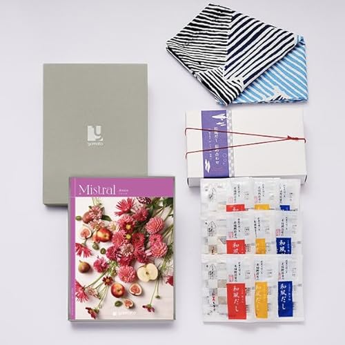 <風呂敷包み> 選べるギフト Mistral(ミストラル) <Arnica(アルニカ)>+和風だし 詰め合わせセット