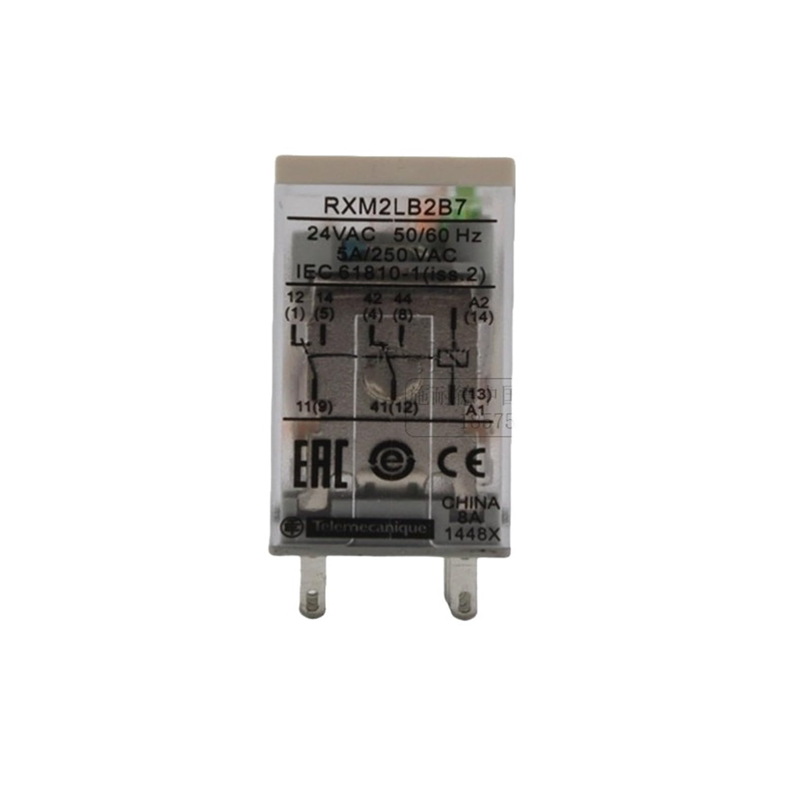Relais RXM4AB1MD 6A DC220V protection circuit commande sur socle RXZE1M2C - 3