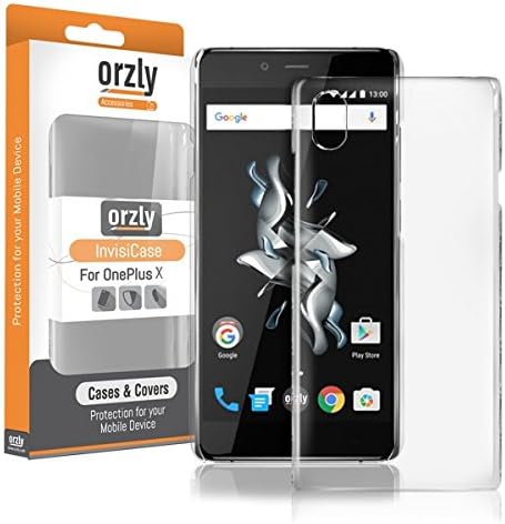 Orzly - InvisiCase for OnePlus X Smartphone (OxygenOS UI Version/Dual SIM 2015 Model) - 100% Clear Protective Phone Cover Shell - Transparent