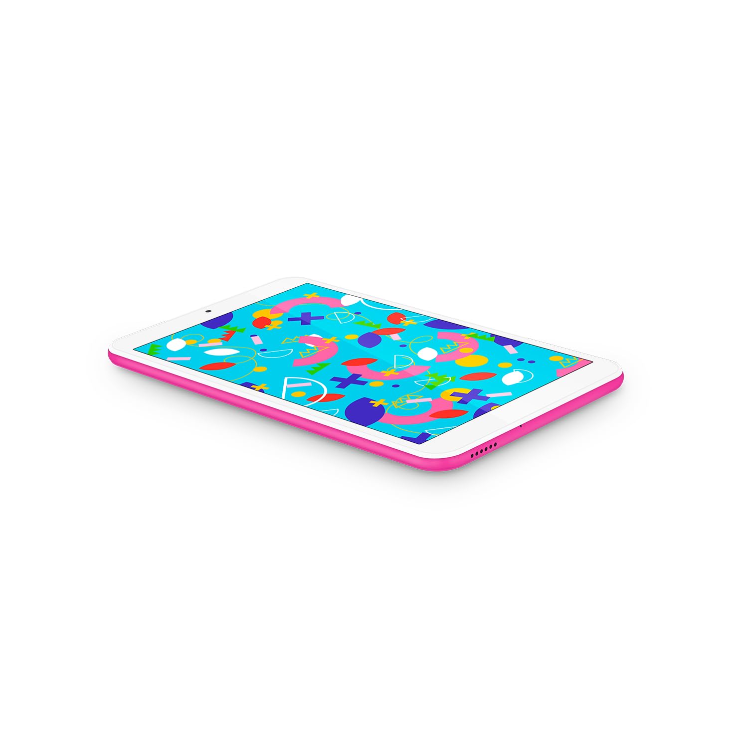 SPC Gravity 3 Mini Tablet dla dzieci z ekranem 8", Kontrola rodzicielska, 4 GB pamięci RAM, 64 GB rozszerzalnej pamięci wewnętrznej, 4.000 mAh baterii, USB-C, Android 12 - Różowy