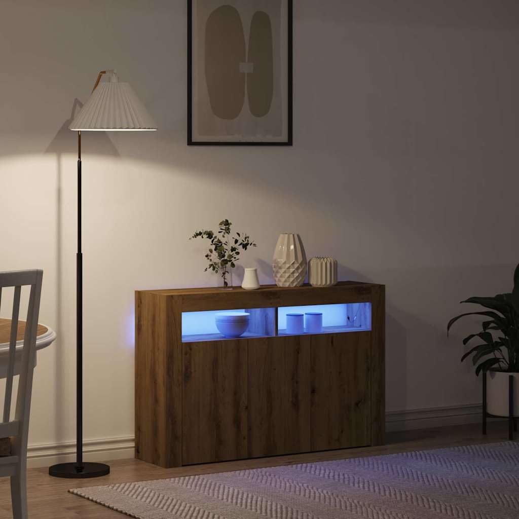 SYDE Kredens dąb 116 x 30 x 75 cm drewno inżynieryjne