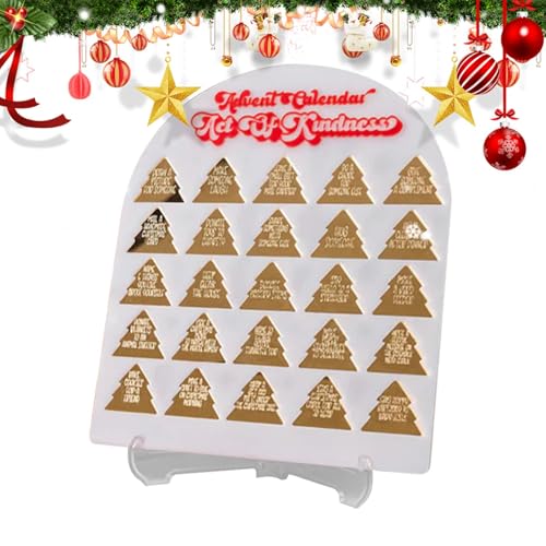 Calendrier de l'Avent 24 jours pour illuminer votre décoration de table de Noël avec style