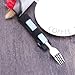 Gatuida 3pcs Adjustable Strap Fork Utensils for Disabled and Elderly Ergonomic Eating Aid for Home Nursing Homes and Hospitals Practical Self-Feeding Tool for Handicapped Use