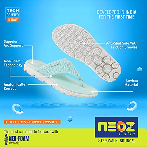 Image of Neoz Ultra Soft Women's Slippers with Cushion FootBed for Adult | Comfortable & Light Weight| Stylish & Anti-Skid| Waterproof & Everyday Flip Flops for Ladies /Girls