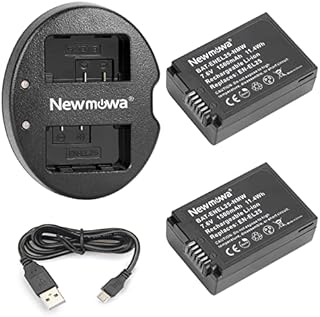 Newmowa EN-EL25 Replacement Battery (2-Pack) and Dual USB Charger Kit for Nikon EN-EL25, EN-EL25a, 4241 and Nikon MH-32, Nikon Z Series Z50 Z 50 Camera