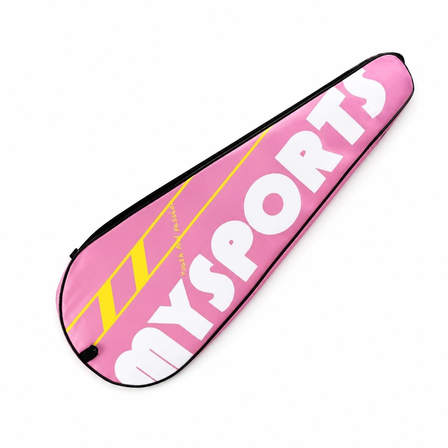 Oxford Cloth Badminton Racket Bag Teardrop-Shaped Zipper 012 Pink | Capacity Portability Pink 012-image-9
