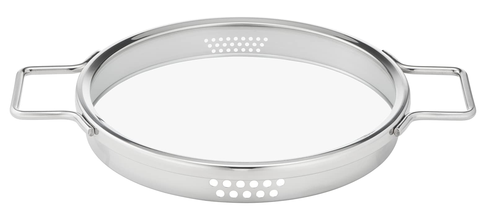 Tefal Nordica H852S655 Kochtopf, 6-teilig, 18/20/24 cm, Edelstahl + Glasdeckel, Ausgießer, einfaches Abgießen, Induktion