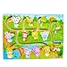STOBOK Labirinto in Legno Giocattolo 12 Puzzle Animali Zodiacali Giocattoli Educativi Giocattoli Educativi per Bambini