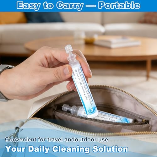Normal Saline, 0.9% Cleaning Saline Solution, Ready-to-Use for Daily Household Use, 15ml Each, 20 per Box, 300ml /10.56 FL OZ — view 4