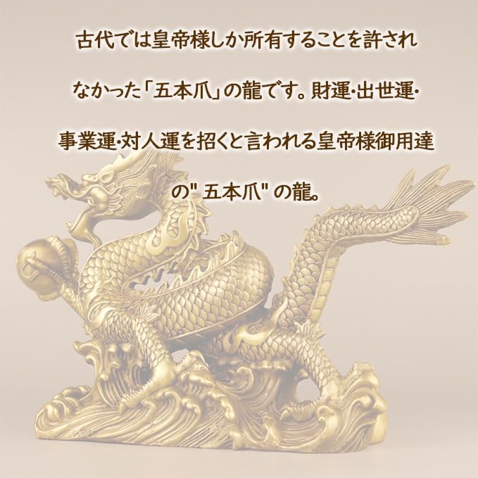 楽天市場】龍の置物 風水 五本爪 銭龍 商売繁盛 金運アップ 風水グッズ