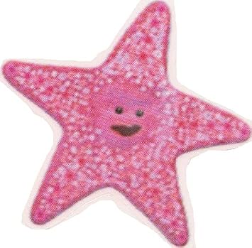 2 Inch Small Peach Star Fish Starfish Decal Removable Peel Self Stick Wall Decal Sticker Art Bathroom Kids Room Home Decor Boys Girls 2 by 2 inches Tall